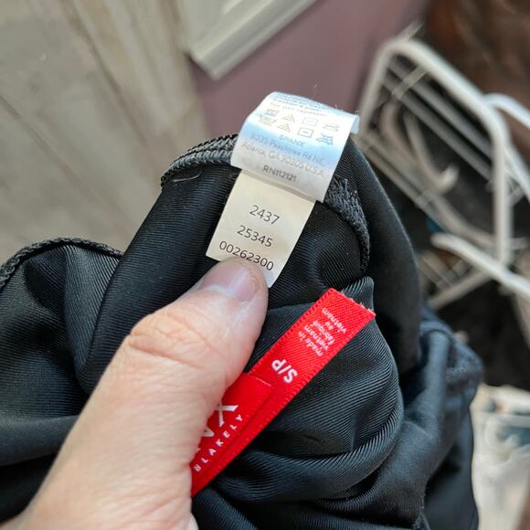 Spanx Faux Leather Black Leggings Pants Womens Size Small Mid Rise 2437 - Picture 6 of 10